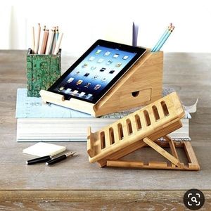 Wisteria Bamboo Adjustable iPad Stand